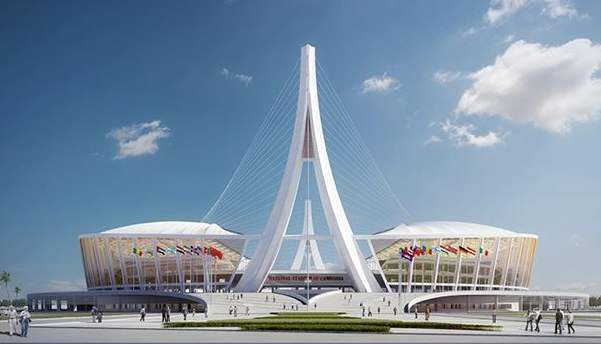 我公司硅酸鈣板、硅酸鈣板天花板、吸音硅酸鈣板材料參與國家援建柬埔寨德佐國家體育場項目